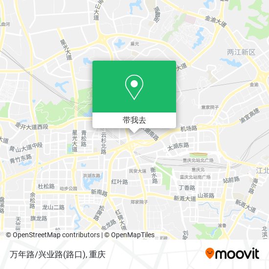 万年路/兴业路(路口)地图