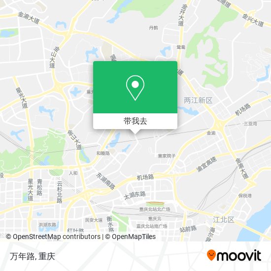万年路地图