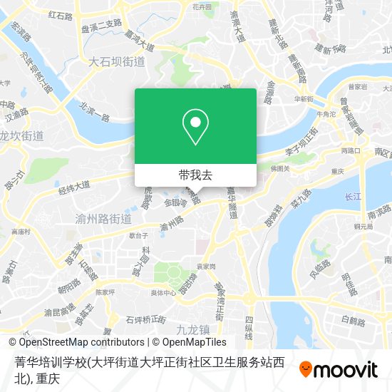 菁华培训学校(大坪街道大坪正街社区卫生服务站西北)地图