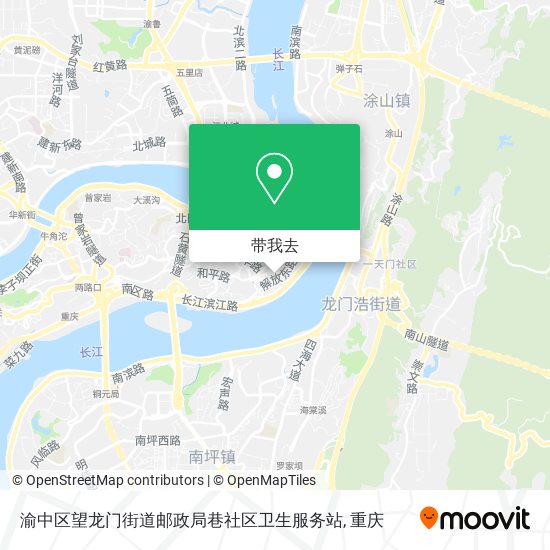 渝中区望龙门街道邮政局巷社区卫生服务站地图