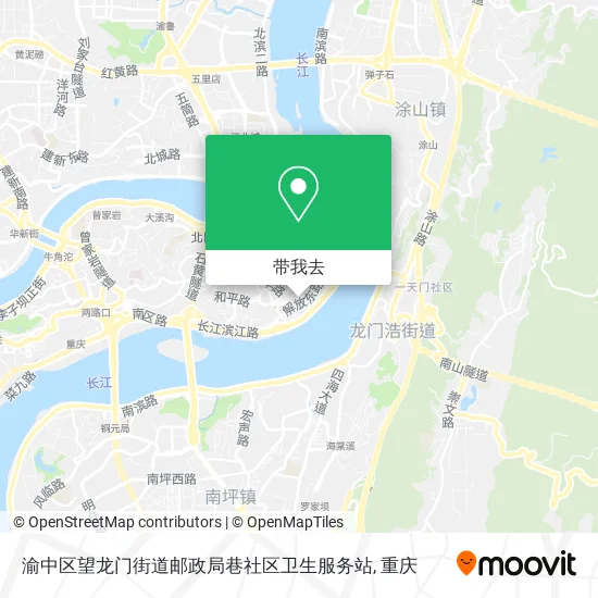 渝中区望龙门街道邮政局巷社区卫生服务站地图