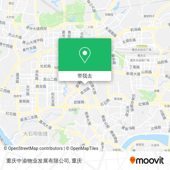 重庆中渝物业发展有限公司地图