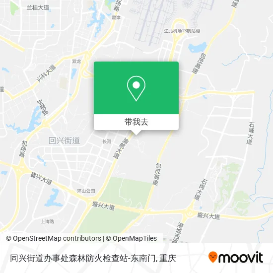 同兴街道办事处森林防火检查站-东南门地图