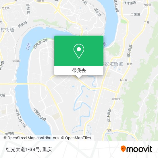 红光大道1-38号地图