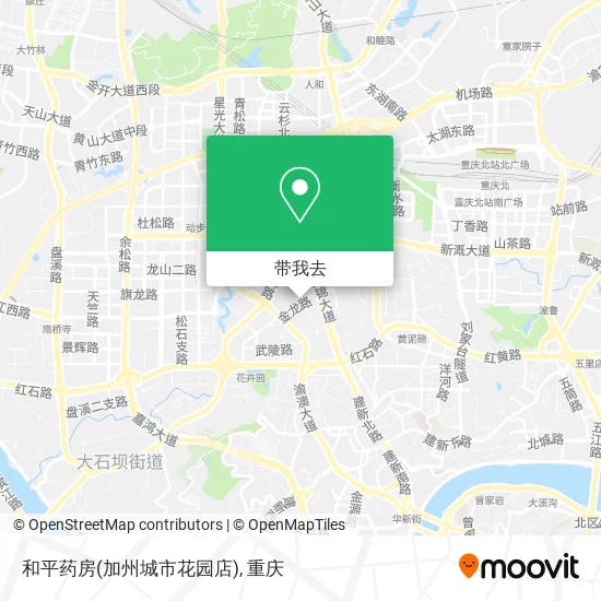 和平药房(加州城市花园店)地图