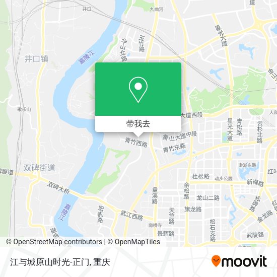 江与城原山时光-正门地图