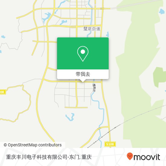 重庆丰川电子科技有限公司-东门地图