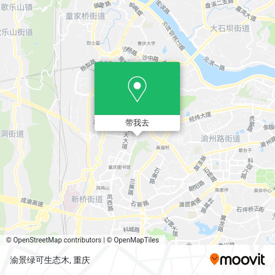 渝景绿可生态木地图