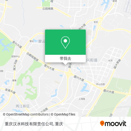 重庆汉水科技有限责任公司地图