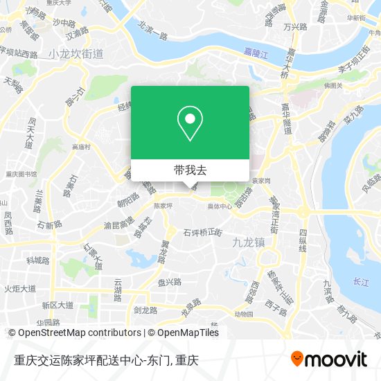 重庆交运陈家坪配送中心-东门地图