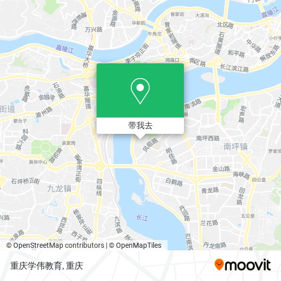 重庆学伟教育地图