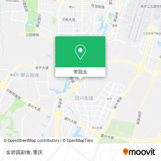 金碧园副食地图