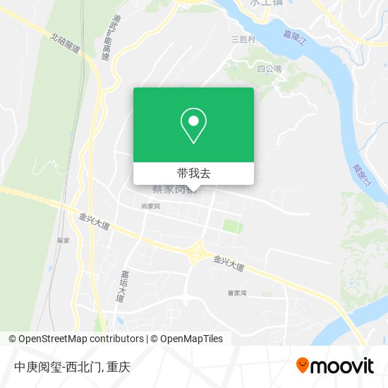 中庚阅玺-西北门地图