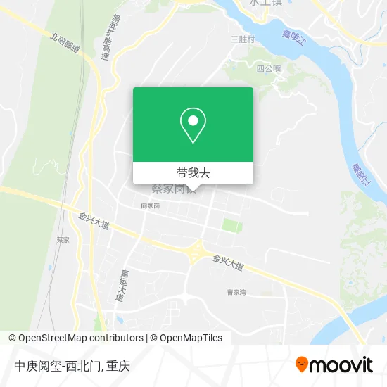 中庚阅玺-西北门地图