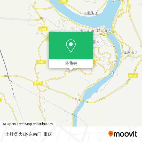 土灶柴火鸡-东南门地图