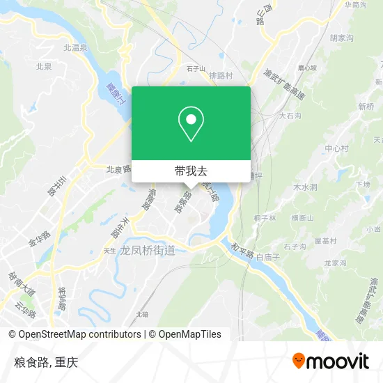 粮食路地图