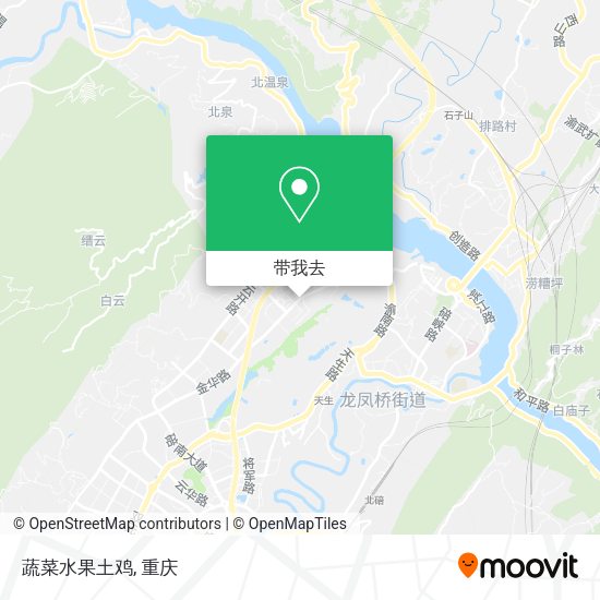 蔬菜水果土鸡地图
