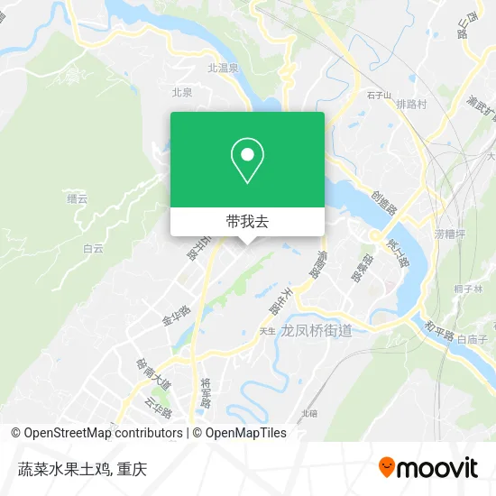 蔬菜水果土鸡地图