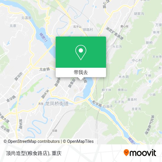 顶尚造型(粮食路店)地图