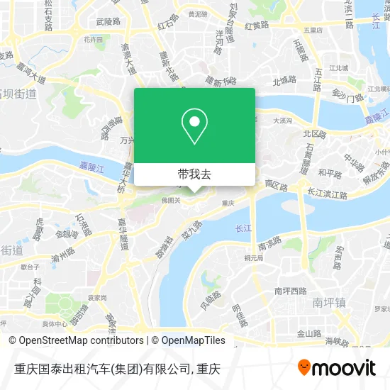 重庆国泰出租汽车(集团)有限公司地图