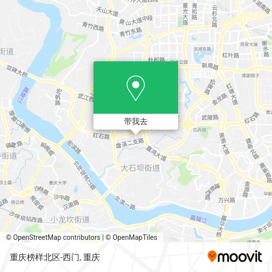 重庆榜样北区-西门地图