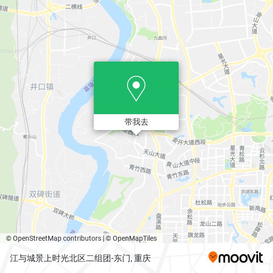 江与城景上时光北区二组团-东门地图