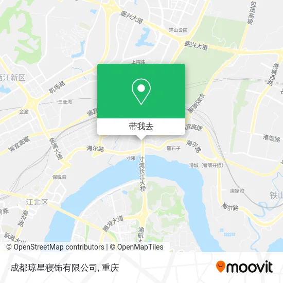 成都琼星寝饰有限公司地图