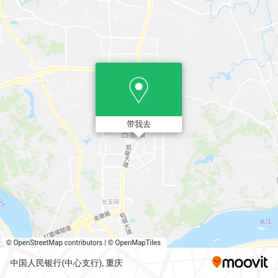 中国人民银行(中心支行)地图