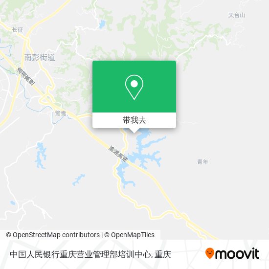 中国人民银行重庆营业管理部培训中心地图