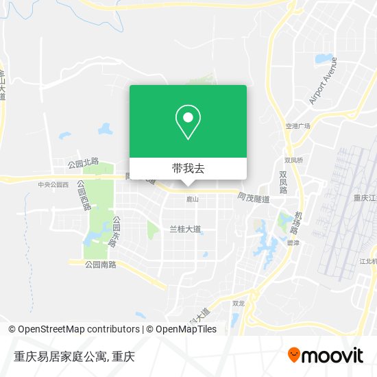 重庆易居家庭公寓地图