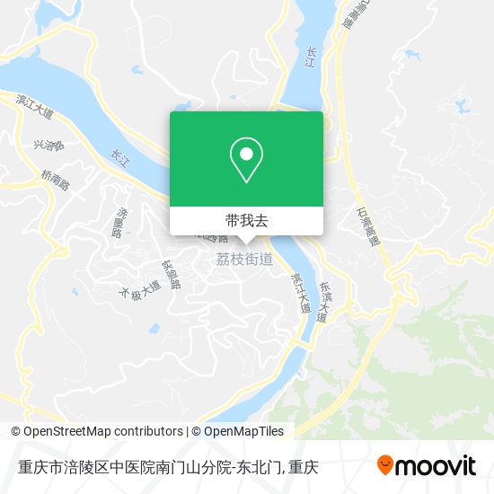 重庆市涪陵区中医院南门山分院-东北门地图