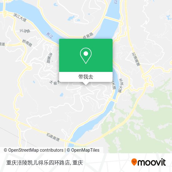 重庆涪陵凯儿得乐四环路店地图