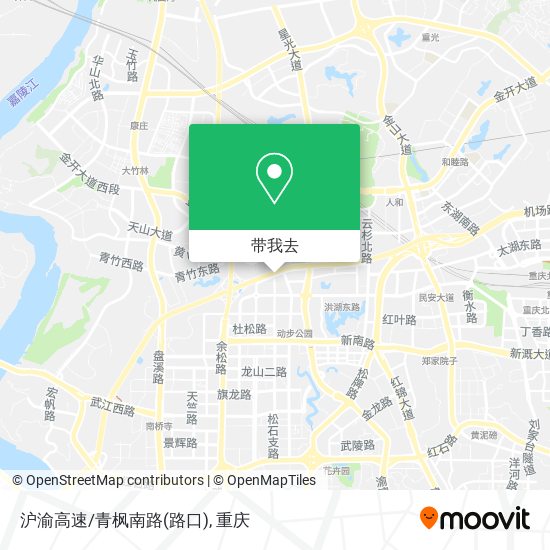 沪渝高速/青枫南路(路口)地图