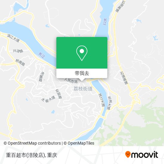 重百超市(涪陵店)地图