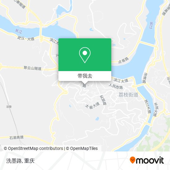 洗墨路地图