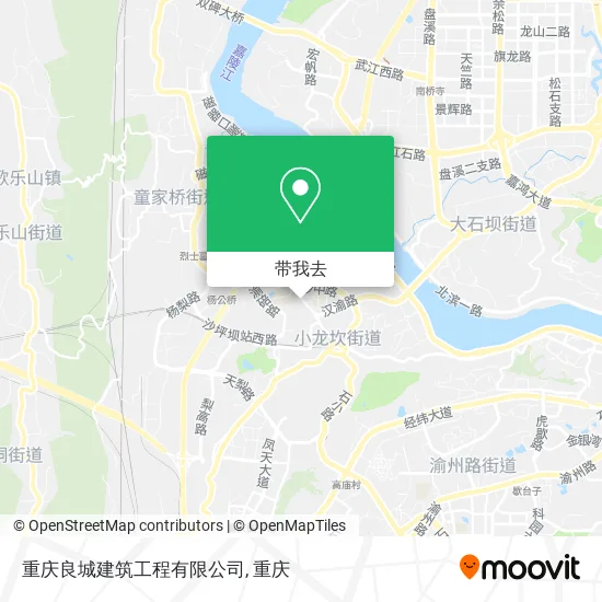 重庆良城建筑工程有限公司地图