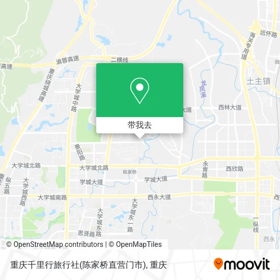 重庆千里行旅行社(陈家桥直营门市)地图