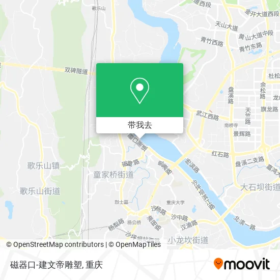 磁器口-建文帝雕塑地图