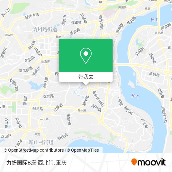 力扬国际B座-西北门地图