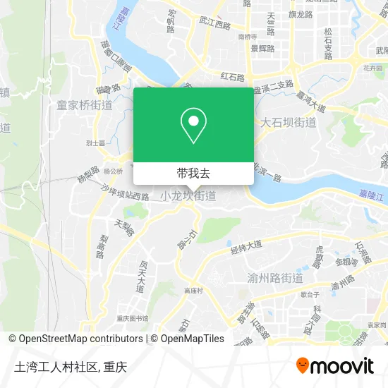 土湾工人村社区地图