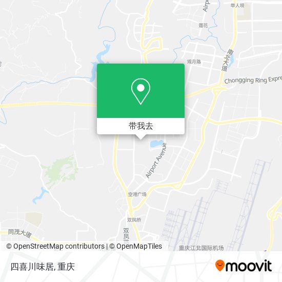 四喜川味居地图
