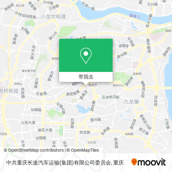 中共重庆长途汽车运输(集团)有限公司委员会地图