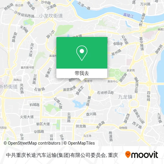 中共重庆长途汽车运输(集团)有限公司委员会地图