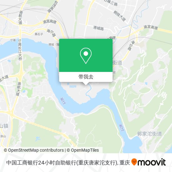中国工商银行24小时自助银行(重庆唐家沱支行)地图