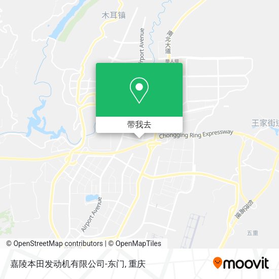 嘉陵本田发动机有限公司-东门地图