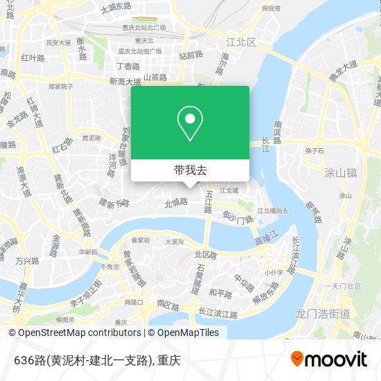 636路(黄泥村-建北一支路)地图