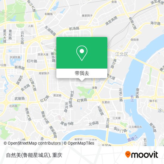 自然美(鲁能星城店)地图