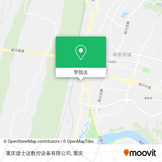 重庆捷士达数控设备有限公司地图