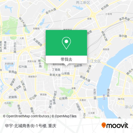 华宇·北城商务街-1号楼地图
