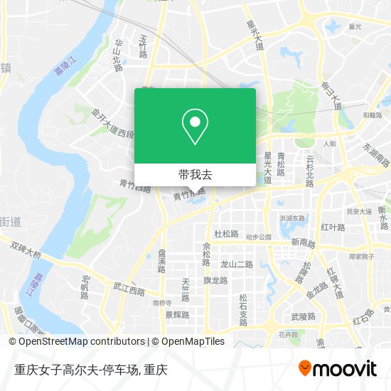 重庆女子高尔夫-停车场地图